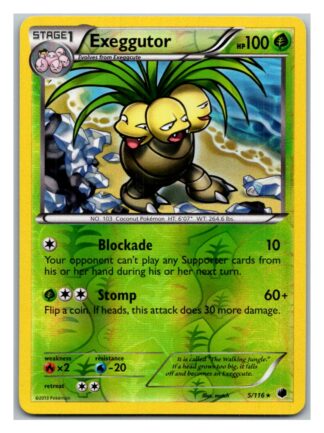 Exeggutor 5/116 Plasma Freeze (Reverse Holo) (Exc Condition)