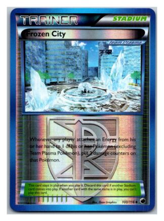 Frozen City 100/116 Plasma Freeze (Reverse Holo) (Exc Condition)