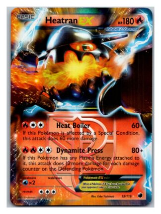 Heatran EX 13/116 Plasma Freeze (Ultra Rare) (Exc Condition)