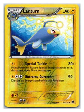 Lanturn 36/116 Plasma Freeze (Reverse Holo) (Exc Condition)
