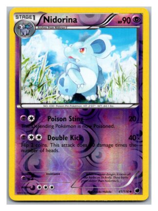 Nidorina 41/116 Plasma Freeze (Reverse Holo) (Exc Condition)