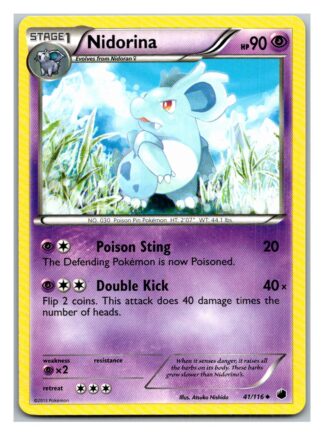 Nidorina 41/116 Plasma Freeze (Uncommon) (Exc Condition)