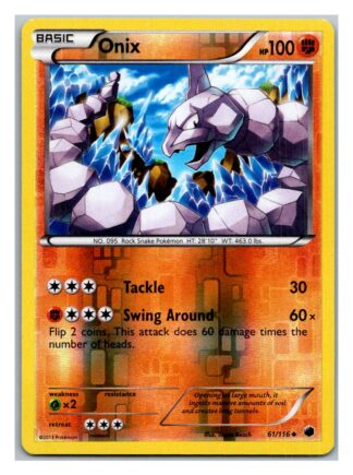 Onix 61/116 Plasma Freeze (Reverse Holo) (Exc Condition)