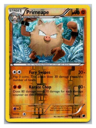Primeape 60/116 Plasma Freeze (Reverse Holo) (Exc Condition)