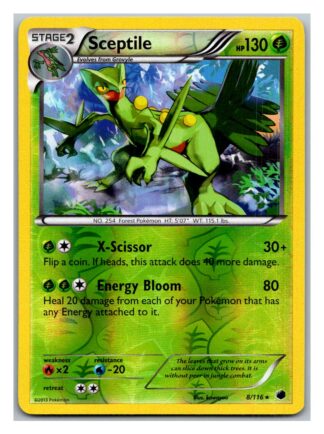 Sceptile 8/116 Plasma Freeze (Reverse Holo) (Exc Condition)