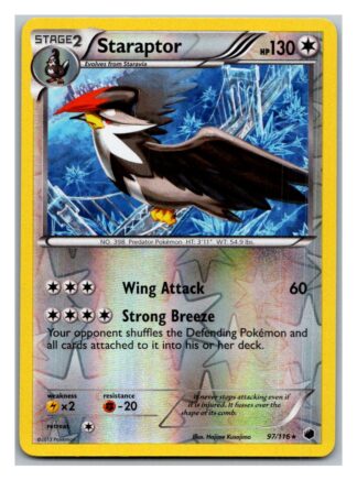 Staraptor 97/116 Plasma Freeze (Reverse Holo) (Exc Condition)