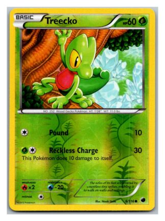 Treeko 6/116 Plasma Freeze (Reverse Holo) (Exc Condition)
