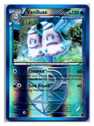 Vanilluxe 29/116 Plasma Freeze (Reverse Holo) (Exc Condition)