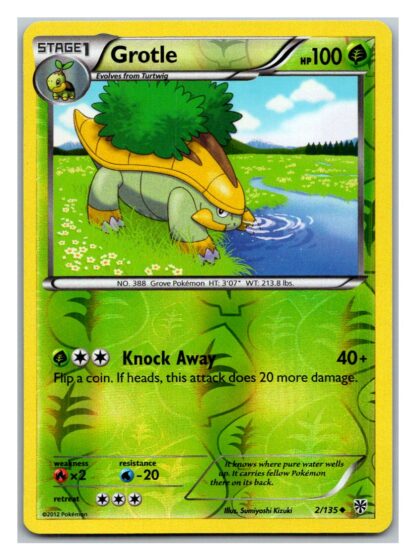Grotle 2/135 Plasma Storm (Reverse Holo) (LP Condition)