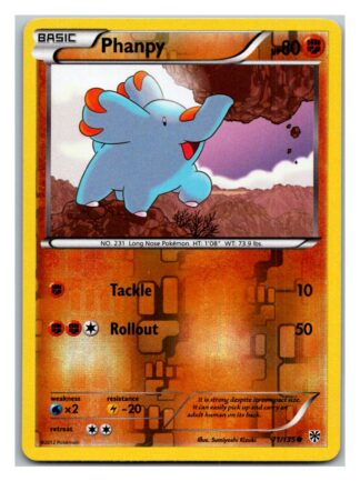 Phanpy 71/135 Plasma Storm (Reverse Holo) (LP Condition)