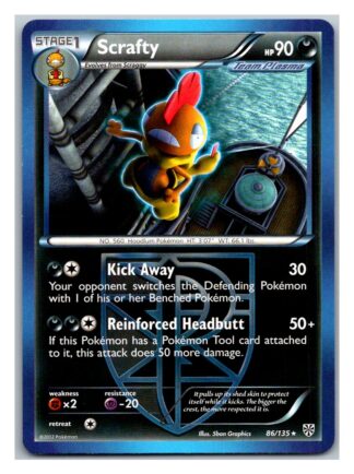 Scrafty 86/135 Plasma Storm (Rare) (LP Condition)