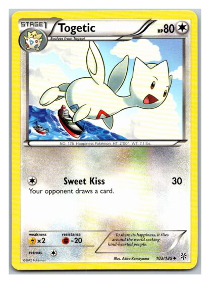 Togetic 103/135 Plasma Storm (Exc Condition) (Uncommon)