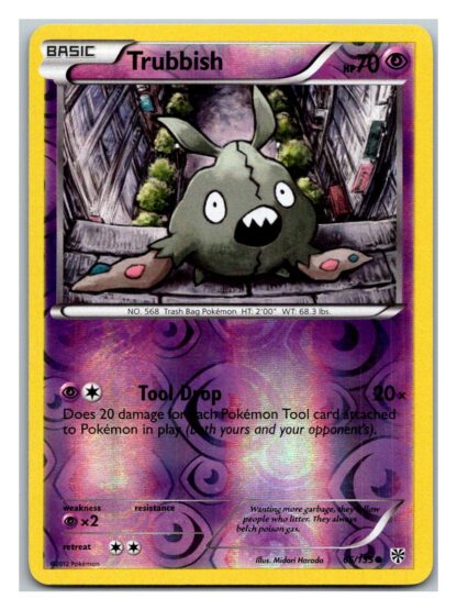 Trubbish 65/135 Plasma Storm (Exc Condition) (Reverse Holo)