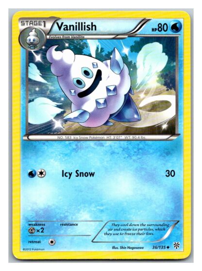 Vanillish 36/135 Plasma Storm (Common) (Exc Condition)