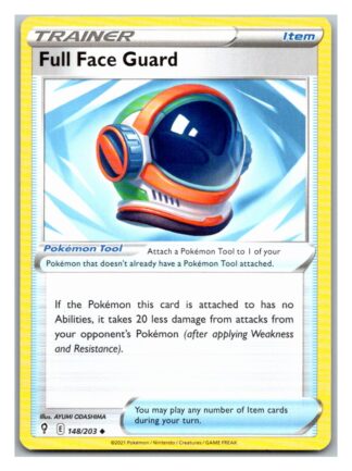 Full Face Guard 148/203 Evolving Skies (Uncommon) (NM-Exc Condition)
