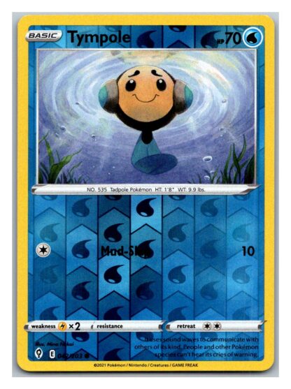 Tympole 42/203 Evolving Skies (Reverse Holo) (NM-Exc Condition)