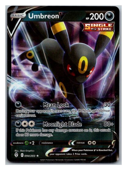 Umbreon V 94/203 Evolving Skies (Ultra Rare) (NM-Exc Condition)