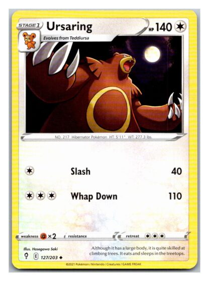 Ursaring 127/203 Evolving Skies (Uncommon) (NM-Exc Condition)