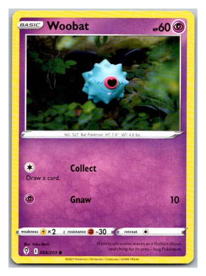 Woobat 68/203 Evolving Skies (Common) (NM-Exc Condition)