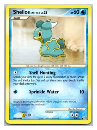 Shellos 106/132 Secret Wonders (Common) (P Condition)