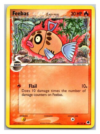 Feebas 49/101 Dragon Frontiers (Common) (P Condition)