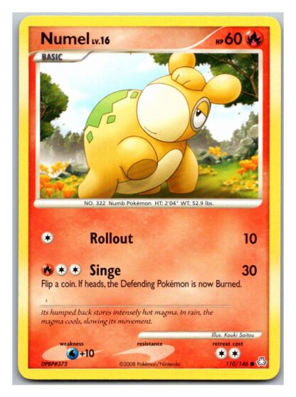 Numel 110/146 Legends Awakened (Common) (P Condition)
