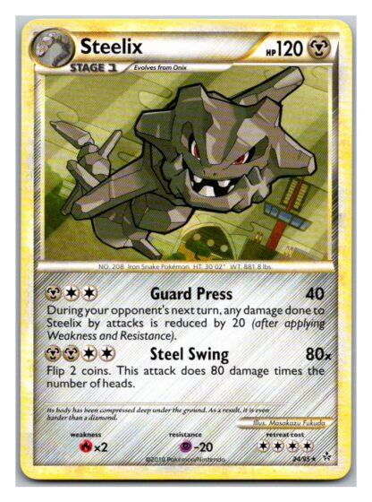 Steelix 24/95 Unleashed (Rare) (LP Condition)