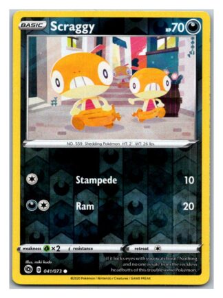 Scraggy 41/73 Champion's Path (Exc Condition) (Reverse Holo)
