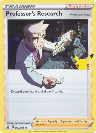 Professor's Research 23/25 Celebrations (Holo) (NM-Exc Condition)