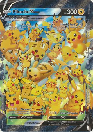 *OVERSIZED* Pikachu V-Union Card Promo Jumbo (NM Condition)