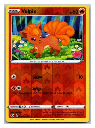 Vulpix 6/73 Champion's Path (Exc Condition) (Reverse Holo)