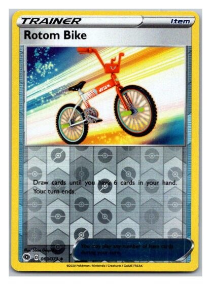 Rotom Bike 63/73 Champion's Path (Reverse Holo) (Exc Condition)