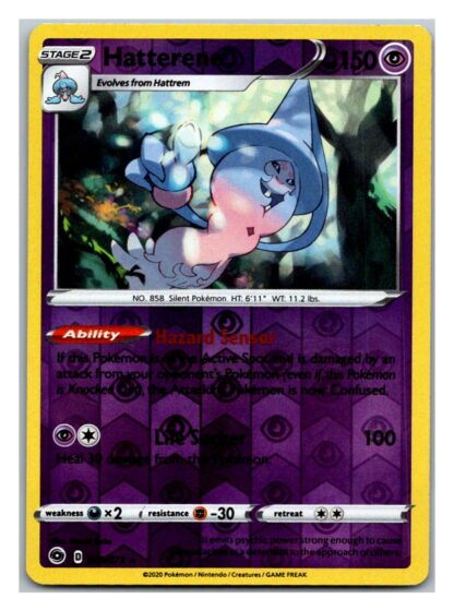 Hatterene 20/73 Champion's Path (Reverse Holo) (Exc Condition)