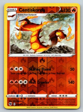 Centiskorch 10/73 Champion's Path (Reverse Holo) (Exc Condition)