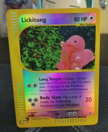 Lickitung 90/147 Aquapolis (Reverse Holo) (Exc-LP Condition)