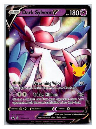 Dark Sylveon V SWSH134 Celebrations Promo (Ultra Rare) (Exc Condition)