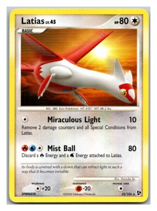 Latias 22/106 Great Encounters (Rare) (P Condition)
