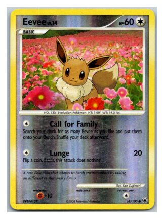 Eevee 62/100 Majestic Dawn (Reverse Holo) (P Condition)