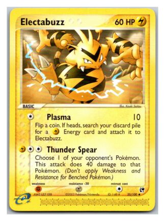 Electabuzz 35/100 EX Sandstorm (Uncommon) (LP Cond)