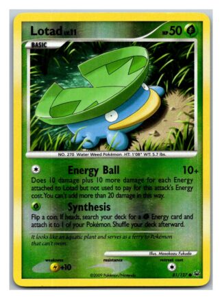 Lotad 81/127 Platinum (Reverse Holo) (P Condition)