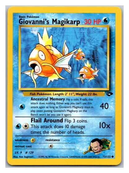 Giovanni's Magikarp 73/132 Gym Challenge (Common) (Unlimited P Condition)