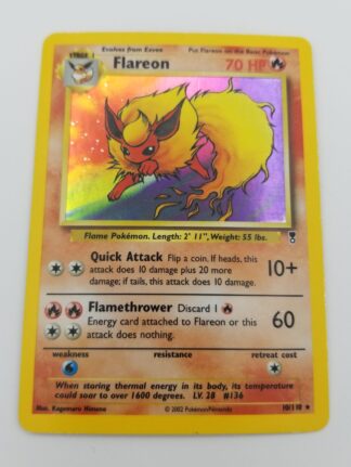 Flareon 10/110 Legendary Collection (Holo) (LP Condition)