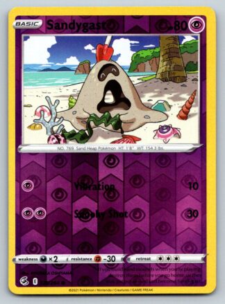 Sandygast 125/264 Fusion Strike (Reverse Holo) (NM-Exc Condition)