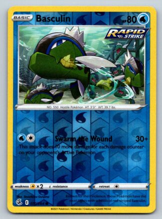 Basculin 070/264 Fusion Strike (Reverse Holo) (NM-Exc Condition)