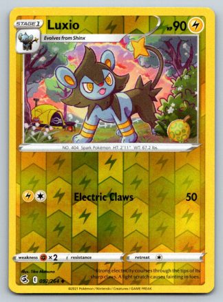Luxio 92/264 Fusion Strike (Reverse Holo) (NM-Exc Condition)