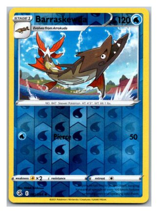 Barraskewda 083/264 Fusion Strike (Reverse Holo) (NM-Exc Condition)