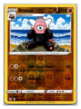 Bewear 151/264 Fusion Strike (Reverse Holo) (NM-Exc Condition)