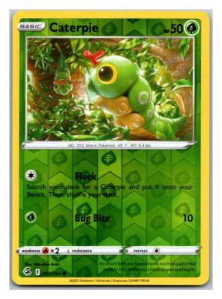 Caterpie 001/264 Fusion Strike (Reverse Holo) (NM-Exc Condition)