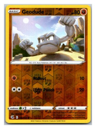 Geodude 135/264 Fusion Strike (Reverse Holo) (NM-Exc Condition)