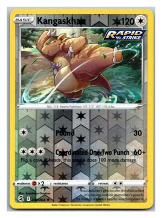 Kangaskhan 204/264 Fusion Strike (Reverse Holo) (NM-Exc Condition)